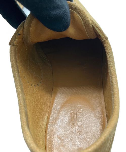 HERMES（エルメス）HERMES (エルメス) レザースニーカー ブラウン サイズ:24cmの古着・服飾アイテム