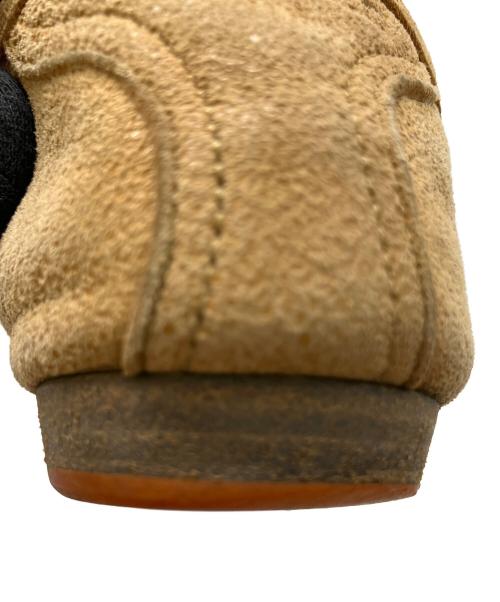 HERMES（エルメス）HERMES (エルメス) レザースニーカー ブラウン サイズ:24cmの古着・服飾アイテム