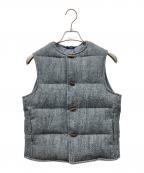 45Rフォーティファイブ・アール）の古着「ダウンベスト」｜スカイブルー