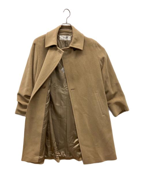 23区（ニジュウサンク）23区 (ニジュウサンク) コート ベージュ サイズ:38の古着・服飾アイテム