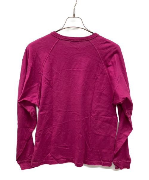 ULTERIOR（アルテリア）ULTERIOR (アルテリア) 長袖カットソー ピンク サイズ:Lの古着・服飾アイテム