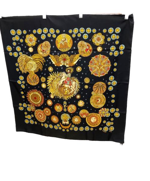 HERMES（エルメス）HERMES (エルメス) スカーフ ブラックの古着・服飾アイテム