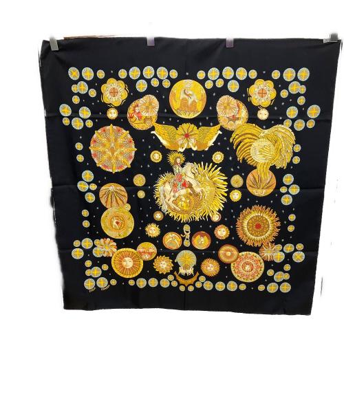 HERMES（エルメス）HERMES (エルメス) スカーフ ブラックの古着・服飾アイテム