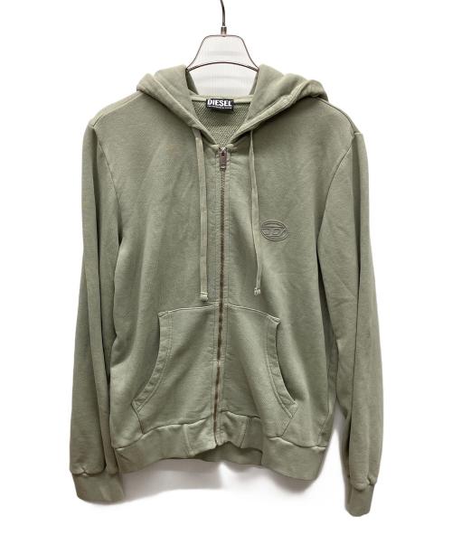 DIESEL（ディーゼル）DIESEL (ディーゼル) パーカー グリーン サイズ:Lの古着・服飾アイテム