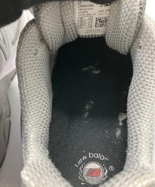 NEW BALANCE（ニューバランス）NEW BALANCE (ニューバランス) スニーカー グレー サイズ:27cmの古着・服飾アイテム