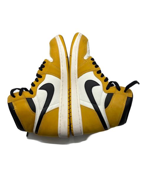 NIKE（ナイキ）NIKE (ナイキ) ハイカットスニーカー イエロー サイズ:27cmの古着・服飾アイテム