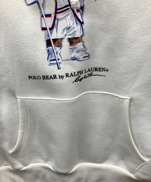 POLO RALPH LAUREN（ポロ・ラルフローレン）POLO RALPH LAUREN (ポロ・ラルフローレン) プルオーバーパーカー ベージュ サイズ:Sの古着・服飾アイテム