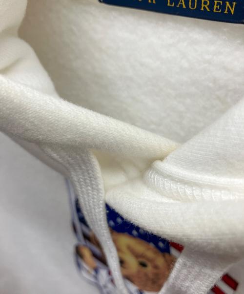 POLO RALPH LAUREN（ポロ・ラルフローレン）POLO RALPH LAUREN (ポロ・ラルフローレン) プルオーバーパーカー ベージュ サイズ:Sの古着・服飾アイテム