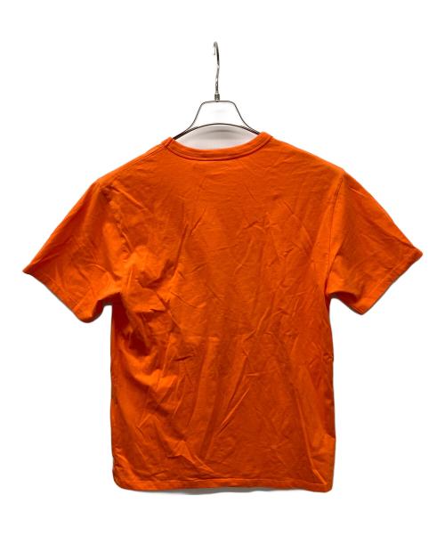 maison kitsune（メゾンキツネ）maison kitsune (メゾンキツネ) 半袖カットソー オレンジ サイズ:Mの古着・服飾アイテム