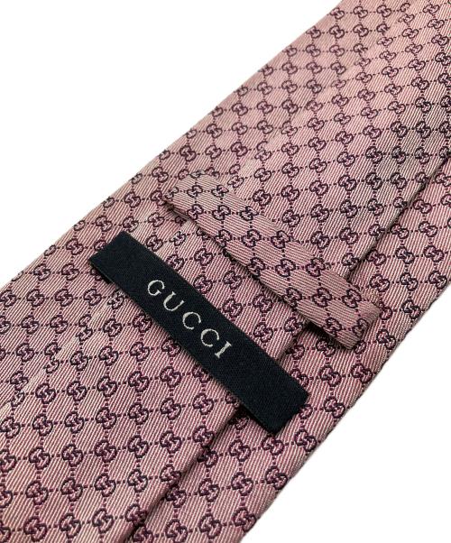 GUCCI（グッチ）GUCCI (グッチ) ネクタイ ピンク サイズ:-の古着・服飾アイテム