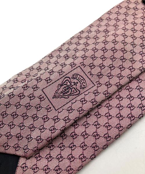 GUCCI（グッチ）GUCCI (グッチ) ネクタイ ピンク サイズ:-の古着・服飾アイテム