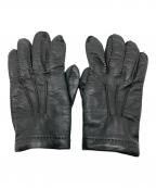 Ferragamoフェラガモ）の古着「レザーグローブ」｜ブラック