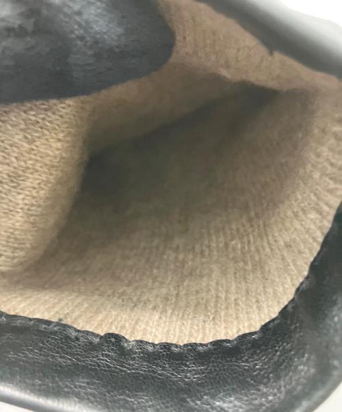 Ferragamo（フェラガモ）Ferragamo (フェラガモ) レザーグローブ ブラックの古着・服飾アイテム