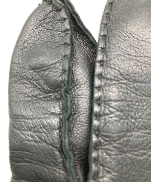 Ferragamo（フェラガモ）Ferragamo (フェラガモ) レザーグローブ ブラックの古着・服飾アイテム