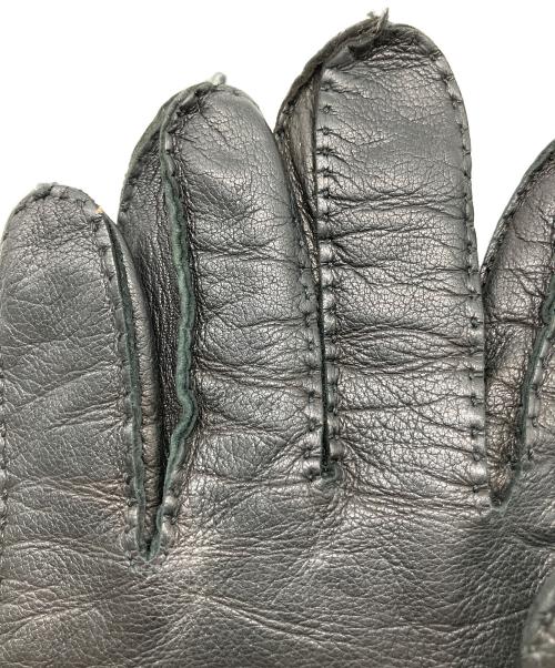 Ferragamo（フェラガモ）Ferragamo (フェラガモ) レザーグローブ ブラックの古着・服飾アイテム