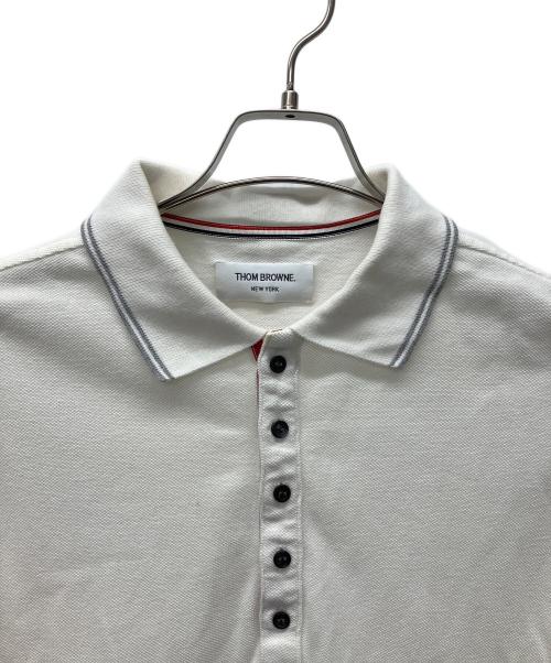 Thom Browne（トムブラウン）Thom Browne (トムブラウン) ポロシャツ ホワイト サイズ:1の古着・服飾アイテム