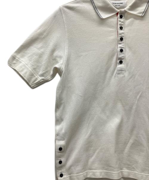 Thom Browne（トムブラウン）Thom Browne (トムブラウン) ポロシャツ ホワイト サイズ:1の古着・服飾アイテム