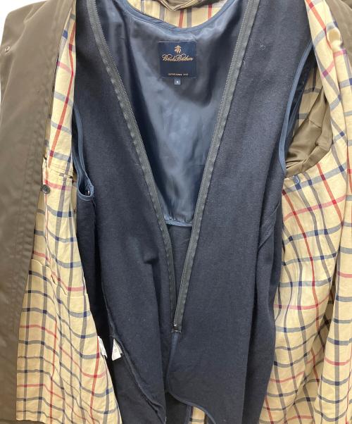 BROOKS BROTHERS（ブルックスブラザーズ）BROOKS BROTHERS (ブルックスブラザーズ) ステンカラーコート ブラウン サイズ:Mの古着・服飾アイテム
