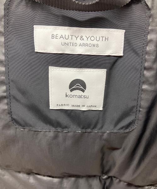 BEAUTY&YOUTH（ビューティーアンドユース）BEAUTY&YOUTH (ビューティーアンドユース) KOMATSU (コマツ) ダウンジャケット ブラック サイズ:Sの古着・服飾アイテム