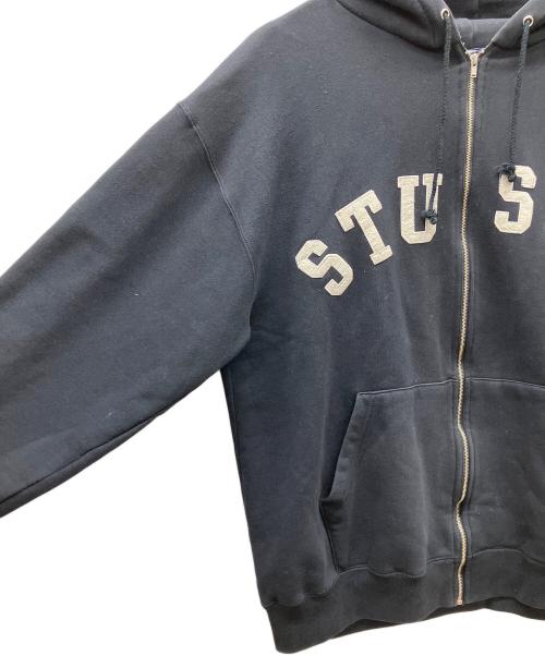 OLD STUSSY（オールドステューシー）OLD STUSSY (オールドステューシー) ジップパーカー ネイビー サイズ:XLの古着・服飾アイテム