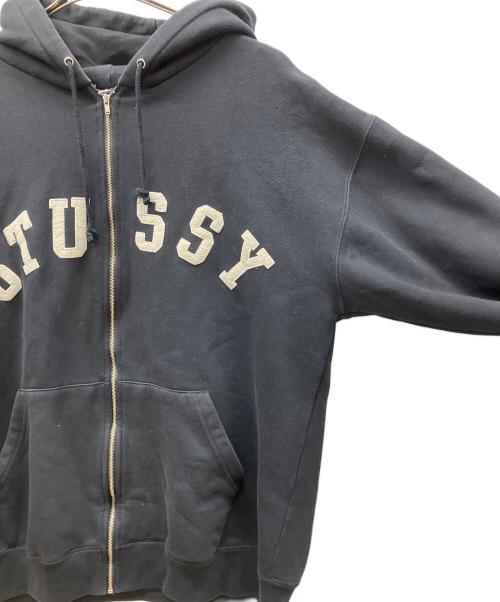 OLD STUSSY（オールドステューシー）OLD STUSSY (オールドステューシー) ジップパーカー ネイビー サイズ:XLの古着・服飾アイテム