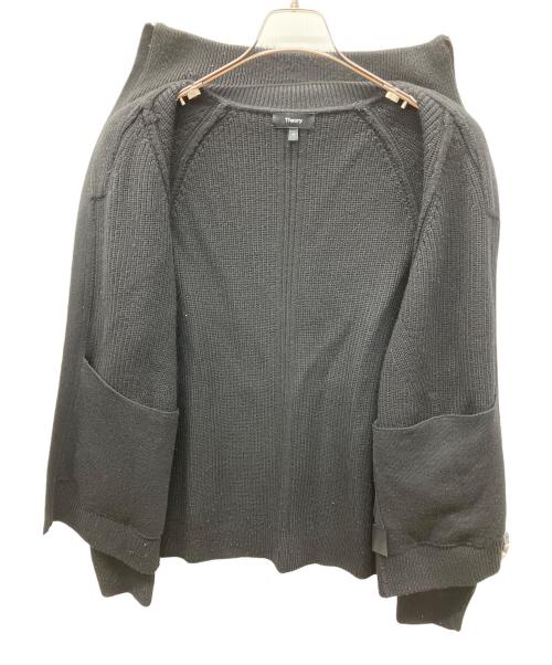 theory（セオリー）theory (セオリー) 厚手ニット ブラック サイズ:Mの古着・服飾アイテム