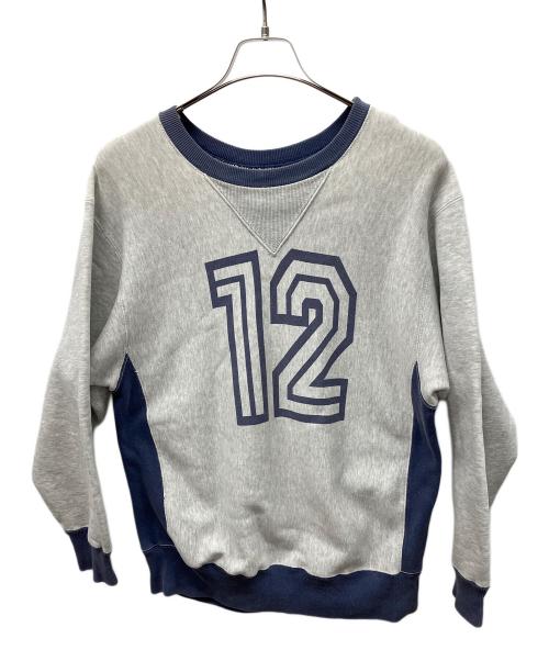 COLORS KNITWEAR（カラーズ）COLORS KNITWEAR (カラーズ) クルーネックスウェット グレー サイズ:Lの古着・服飾アイテム