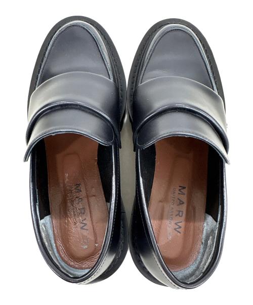 MARW UNITED ARROWS（マルゥ ユナイテッドアローズ）MARW UNITED ARROWS (マルゥ ユナイテッドアローズ) ローファー ブラック サイズ:22.5の古着・服飾アイテム
