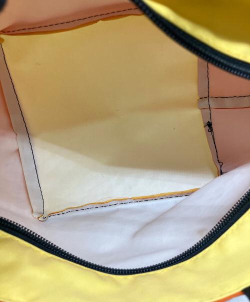 Herve Chapelier（エルベシャプリエ）Herve Chapelier (エルベシャプリエ) 舟形トートバッグ オレンジの古着・服飾アイテム