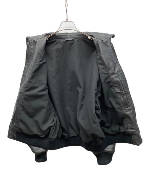 ZARA（ザラ）ZARA (ザラ) レザージャケット ブラック サイズ:Lの古着・服飾アイテム