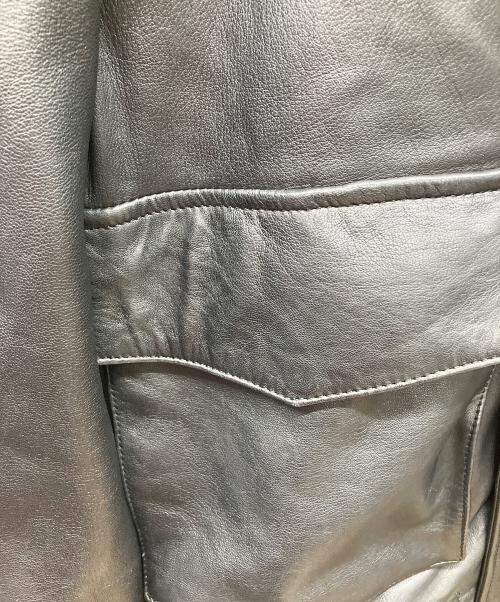 ZARA（ザラ）ZARA (ザラ) レザージャケット ブラック サイズ:Lの古着・服飾アイテム