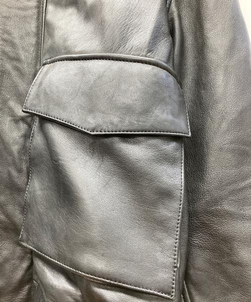 ZARA（ザラ）ZARA (ザラ) レザージャケット ブラック サイズ:Lの古着・服飾アイテム