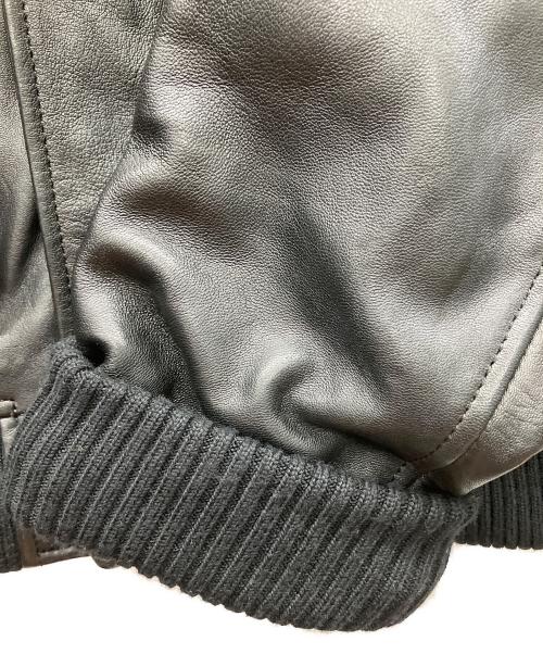 ZARA（ザラ）ZARA (ザラ) レザージャケット ブラック サイズ:Lの古着・服飾アイテム