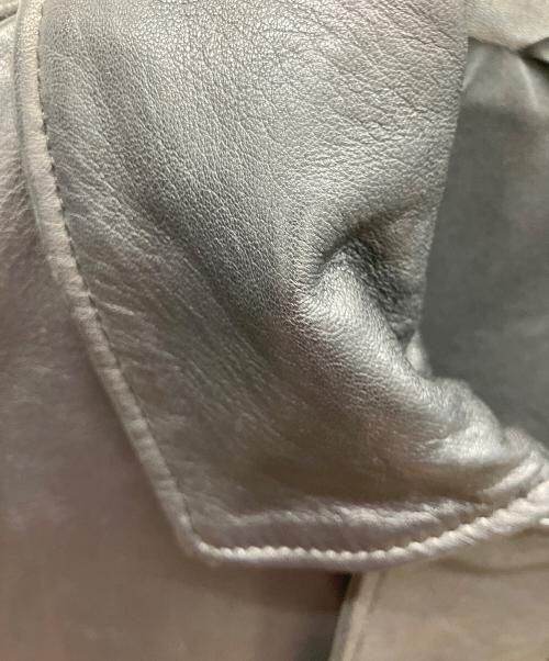 ZARA（ザラ）ZARA (ザラ) レザージャケット ブラック サイズ:Lの古着・服飾アイテム