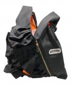 OUTDOOR×Risleyアウトドア×リズレー）の古着「フリルハンドバッグ」｜オレンジ×ブラック