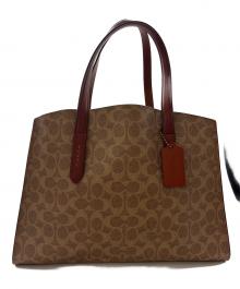 COACH（コーチ）の古着「チャーリー キャリオール シグネチャートートバッグ」