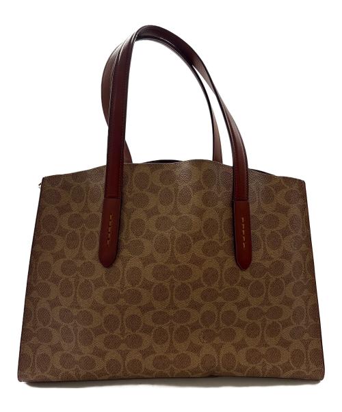 COACH（コーチ）COACH (コーチ) チャーリー キャリオール シグネチャートートバッグの古着・服飾アイテム