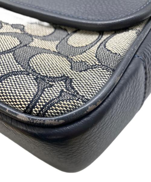 COACH（コーチ）COACH (コーチ) ショルダーバッグ ネイビーの古着・服飾アイテム