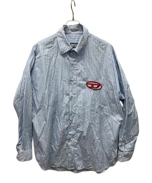DIESEL（ディーゼル）DIESEL (ディーゼル) 長袖シャツ スカイブルー サイズ:Lの古着・服飾アイテム