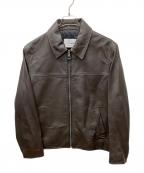 COACHコーチ）の古着「レザージャケット」｜ブラウン