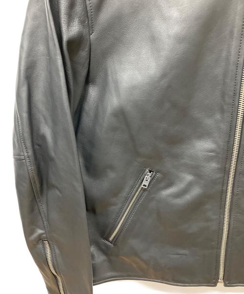 COACH（コーチ）COACH (コーチ) レザー レーサー ジャケット ブラック サイズ:Lの古着・服飾アイテム