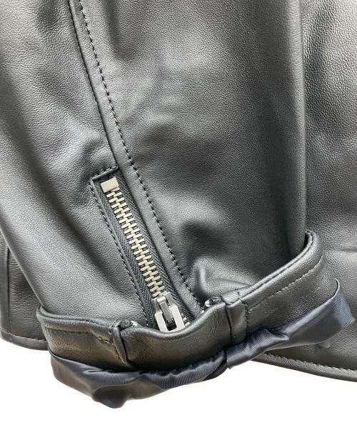 COACH（コーチ）COACH (コーチ) レザー レーサー ジャケット ブラック サイズ:Lの古着・服飾アイテム