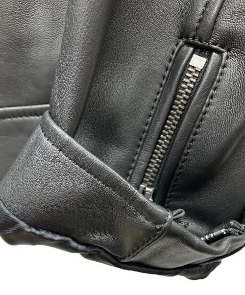 COACH（コーチ）COACH (コーチ) レザーレーサー ブラック サイズ:Lの古着・服飾アイテム