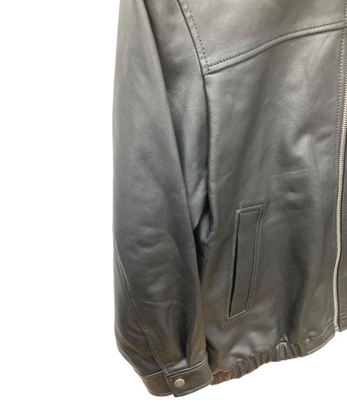 COACH（コーチ）COACH (コーチ) レザージャケット ブラック サイズ:Mの古着・服飾アイテム