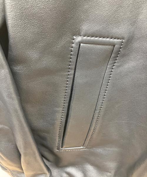 COACH（コーチ）COACH (コーチ) レザージャケット ブラック サイズ:Mの古着・服飾アイテム