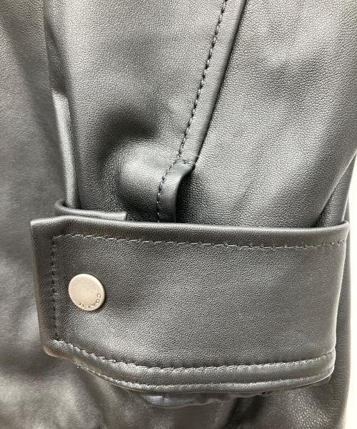 COACH（コーチ）COACH (コーチ) レザージャケット ブラック サイズ:Mの古着・服飾アイテム