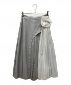 furfurファーファー）の古着「切替パンツ」｜グレー