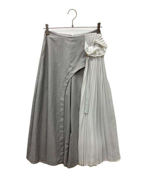 furfur（ファーファー）furfur (ファーファー) 切替パンツ グレー サイズ:Freeの古着・服飾アイテム