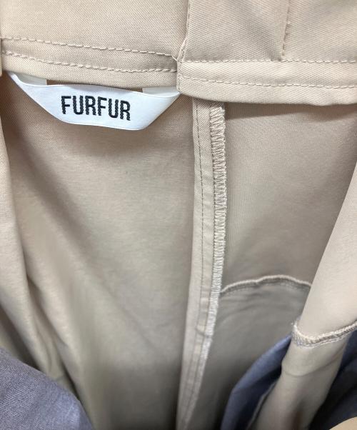 furfur（ファーファー）furfur (ファーファー) 切替スカート ベージュ サイズ:Freeの古着・服飾アイテム