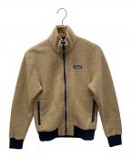 Patagoniaパタゴニア）の古着「フリースジャケット」｜ベージュ×ネイビー